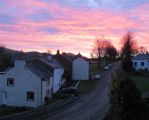 Sunset over Dufton